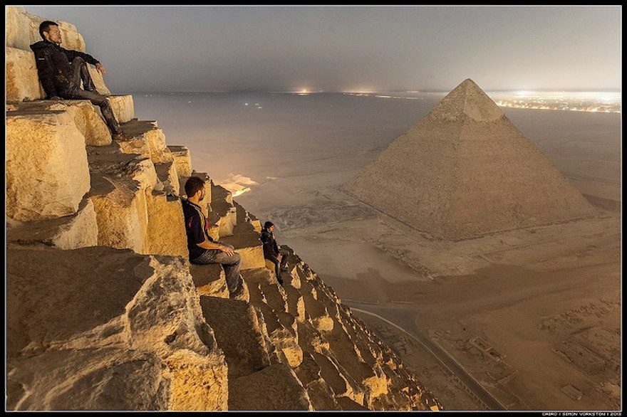 Illegal Photos Taken Atop The Pyramid Of Giza Sic Science